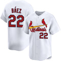 St. Louis Cardinals #22 Joshua B¨¢ez White Home Limited Stitched Jersey Fedasgoge