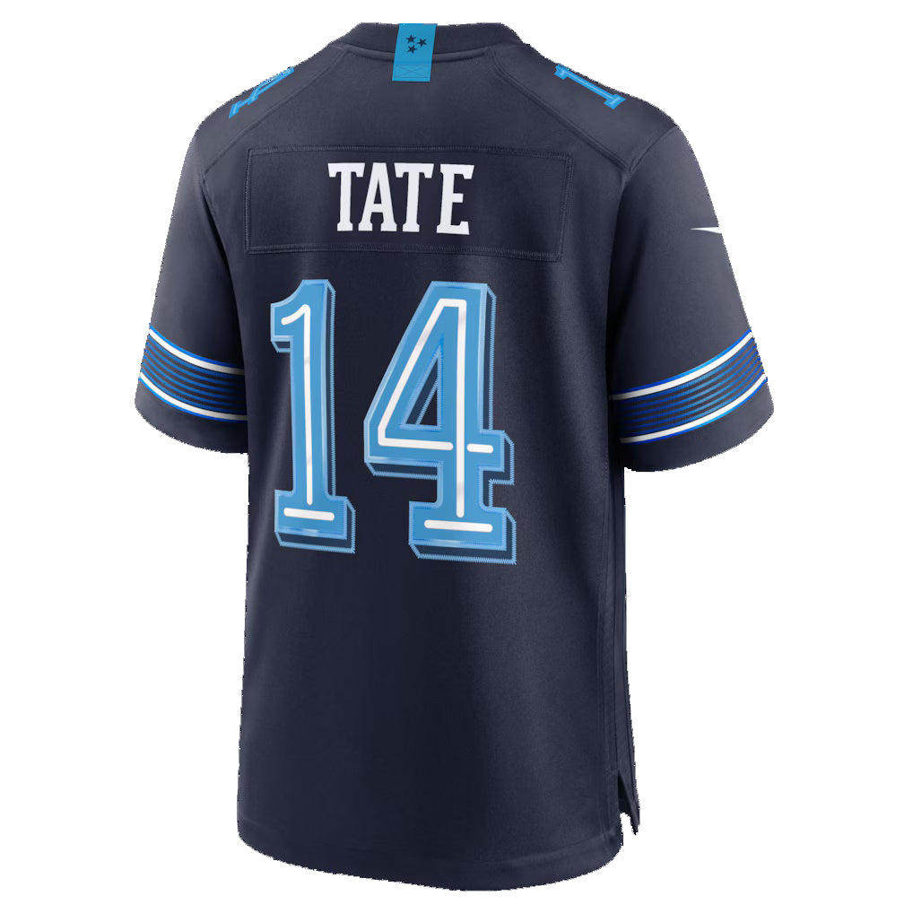 T.Titans #14 Carnell Tate Navy 2026 Rivalries Collection Game Jersey Fedasgoge