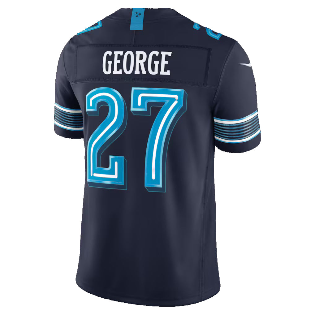 T.Titans #27 Eddie George Navy 2026 Rivalries Collection Stitched Limited Jersey Fedasgoge