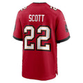 TB.Buccaneers #22 Keionte Scott Red Team Game Football jersey Fedasgoge