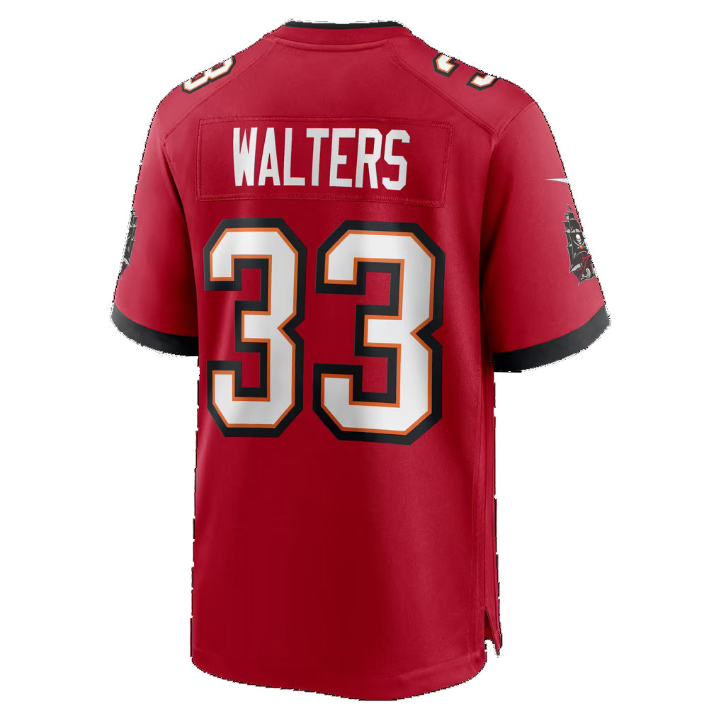 TB.Buccaneers #33 Silas Walters Red Team Game Football jersey Fedasgoge