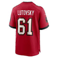 TB.Buccaneers #61 Henry Lutovsky Red Team Game Football jersey Fedasgoge