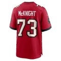 TB.Buccaneers #73 Deshawn McKnight Red Team Game Football jersey Fedasgoge