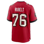 TB.Buccaneers #76 Paul Rubelt Red Team Game Football jersey Fedasgoge