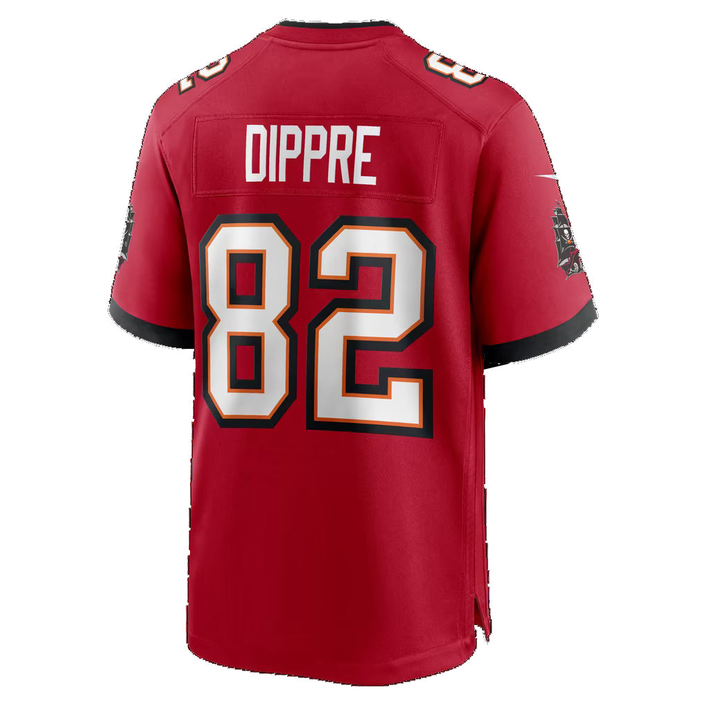 TB.Buccaneers #82 CJ Dippre Red Team Game Football jersey Fedasgoge
