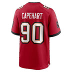 TB.Buccaneers #90 DeMonte Capehart Red Team Game Football jersey Fedasgoge