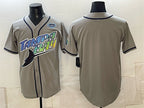 Tampa Bay Rays Blank Gray 2026 AL East Champions Patch Vapor Limited Stitched Jersey Fedasgoge