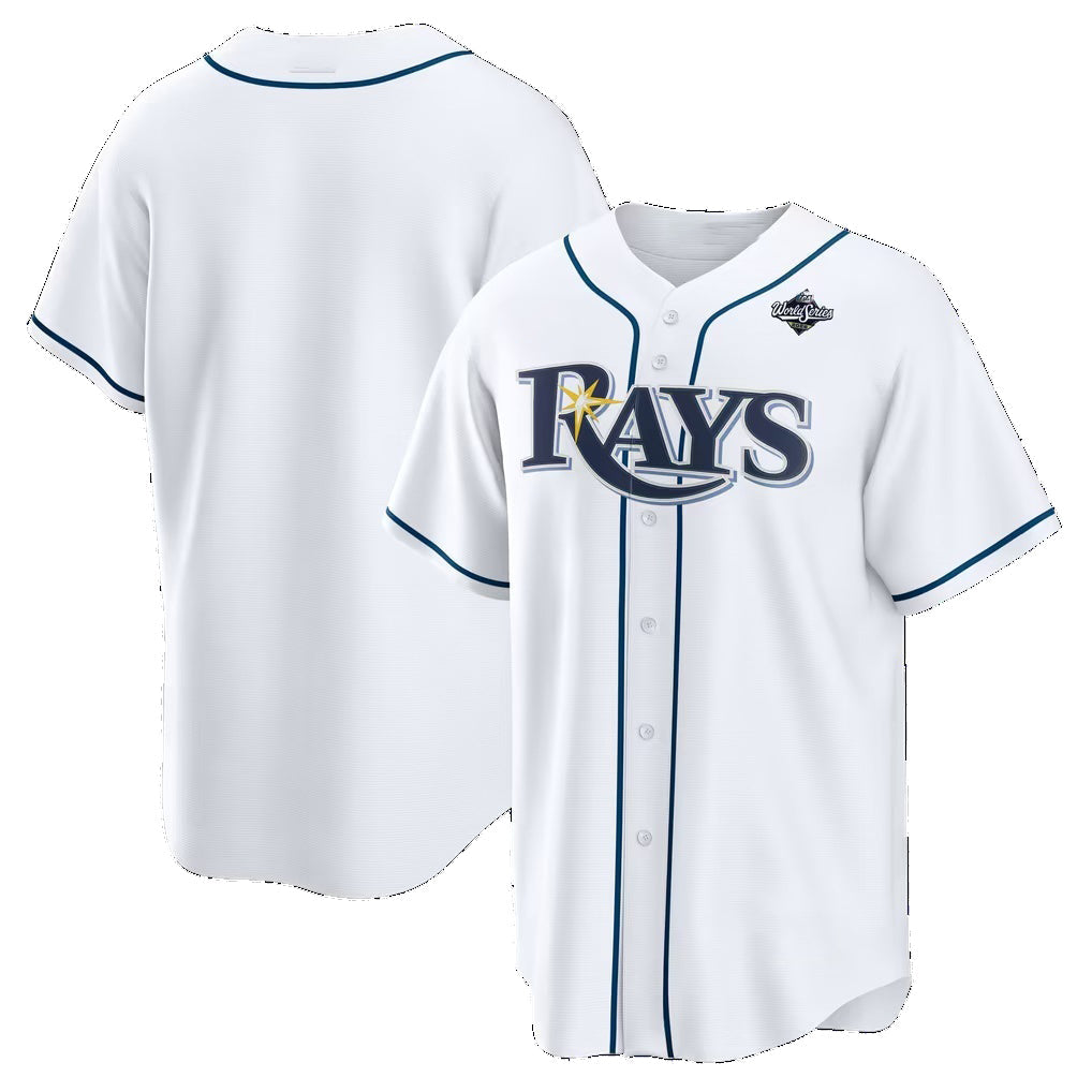 Tampa Bay Rays White 2026 World Series Home Replica Jersey Fedasgoge