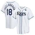 Tampa Bay Rays #18 Shane McClanahan White 2026 World Series Home Replica Jersey Fedasgoge