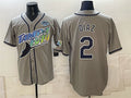 Tampa Bay Rays #2 Yandy D¨ªaz Gray 2026 AL East Champions Patch Vapor Limited Stitched Jersey Fedasgoge