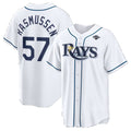 Tampa Bay Rays #57 Drew Rasmussen White 2026 World Series Home Replica Jersey Fedasgoge