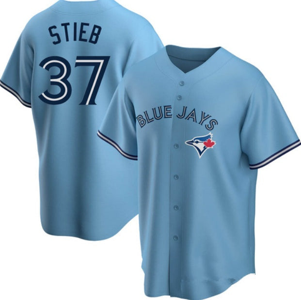 Toronto Blue Jays #37 Dave Stieb Blue Home Cool Base Stitched Jersey Fedasgoge