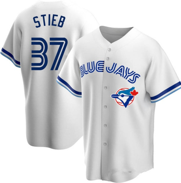 Toronto Blue Jays #37 Dave Stieb White Cooperstown Collection Jersey Fedasgoge