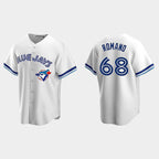 Toronto Blue Jays #68 Jordan Romano White Cooperstown Collection Jersey Fedasgoge