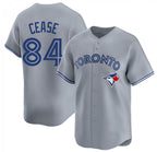 Toronto Blue Jays #84 Dylan Cease Gray Cool Jersey Fedasgoge