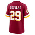 W.Commanders #29 Rasul Douglas Burgundy Team Game Jersey Fedasgoge