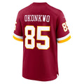W.Commanders #85 Chigoziem Okonkwo Burgundy Team Game Jersey Fedasgoge