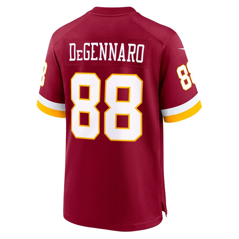 W.Commanders #88 Nick DeGennaro Burgundy Team Game Jersey Fedasgoge