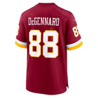 W.Commanders #88 Nick DeGennaro Burgundy Team Game Jersey Fedasgoge