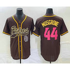 San Diego Padres #44 Joe Musgrove Brown Fedasgoge NEW 2023 City Connect Cool Base Stitched Jersey