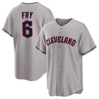 Cleveland Guardians #6 David Fry Player Gray Fedasgoge Game Home Stitched Jerseys