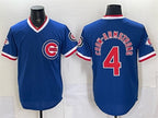 Chicago Cubs #4 Pete Crow-Armstrong Royal Fedasgoge 150th Anniversary Throwback Vapor Limited Stitched Jersey