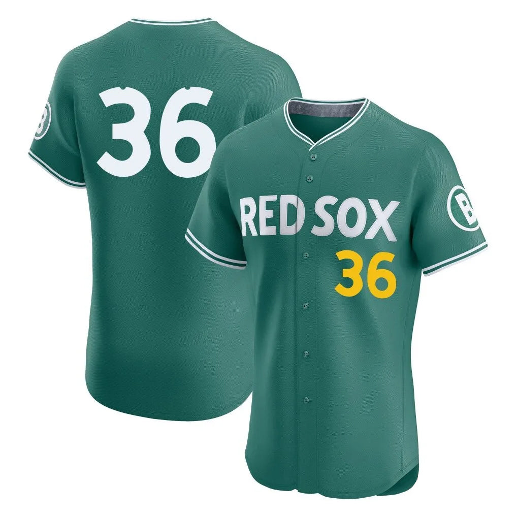 Boston Red Sox #36 Triston Casas Player Green Fedasgoge City Connect Limited Elite Home Game Stitched Jerseys1