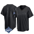 Los Angeles Dodgers #3 Edwin D¨ªaz Player Black Fedasgoge World Series Meet Pitch Fashion T-shirt Stitched Jerseys