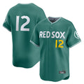 Boston Red Sox #12 Connor Wong Player Green Fedasgoge City Connect Limited Home Game Stitched Jerseys1