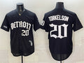 Detroit Tigers #20 Spencer Torkelson 2026 Black Fedasgoge 'Motor Gothic Edition' Vapor Premier Limited Stitched Jersey