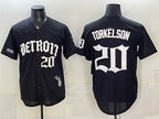 Detroit Tigers #20 Spencer Torkelson 2026 Black Fedasgoge 'Motor Gothic Edition' Vapor Premier Limited Stitched Jersey