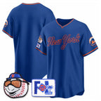 New York Mets Blank Royal Fedasgoge 2025 Spring Training Stitched Jersey