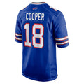 B.Bills #18 Amari Cooper Royal Fedasgoge Game Jersey