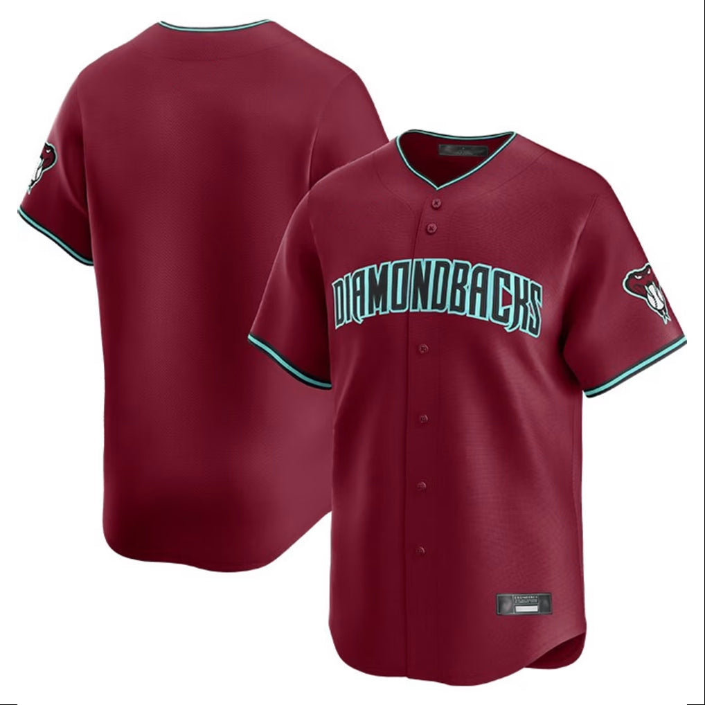 Arizona Diamondbacks Red Fedasgoge Limited Home Game Blank Player Stitched Jerseys