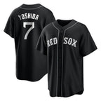 Boston Red Sox #7 Masataka Yoshida Player Black Fedasgoge Home Game Stitched Jerseys