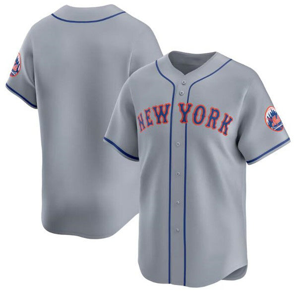 New York Mets Blank 2024 Gray Fedasgoge Away Limited Stitched Jersey