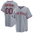 Custom New York Mets Active Player Gray Fedasgoge 2025 Limited Stitched Jersey