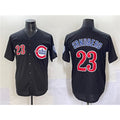Chicago Cubs #23 Ryne Sandberg Black Fedasgoge Limited Stitched Jersey