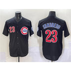 Chicago Cubs #23 Ryne Sandberg Black Fedasgoge Limited Stitched Jersey