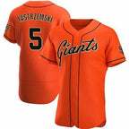 San Francisco Giants #5 Mike Yastrzemski Orange Fedasgoge Flex Base Jersey