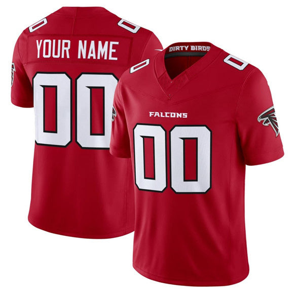 Custom A.Falcons Active Player Red Fedasgoge 2026 New F.U.S.E. Vapor Untouchable Limited Stitched Jersey