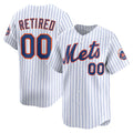 Custom New York Mets White Fedasgoge Home Limited Pick-A-Player Retired Roster Jersey
