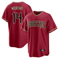 Arizona Diamondbacks #14 Gabriel Moreno Player Red Fedasgoge Home Game Stitched Jerseys