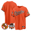 Baltimore Orioles Orange Fedasgoge 30th Anniversary of 2131 Home Game Blank Player Stitched Jerseys