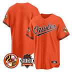 Baltimore Orioles Orange Fedasgoge 30th Anniversary of 2131 Home Game Blank Player Stitched Jerseys