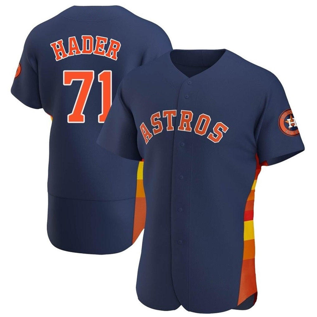 Houston Astros #71 Josh Hader Player Navy Fedasgoge Limited Elite Home Stitched Jerseys