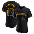 Los Angeles Angels #13 Drew Pomeranz Player Black Fedasgoge Snake Skin City Limited Elite Home Stitched Jerseys
