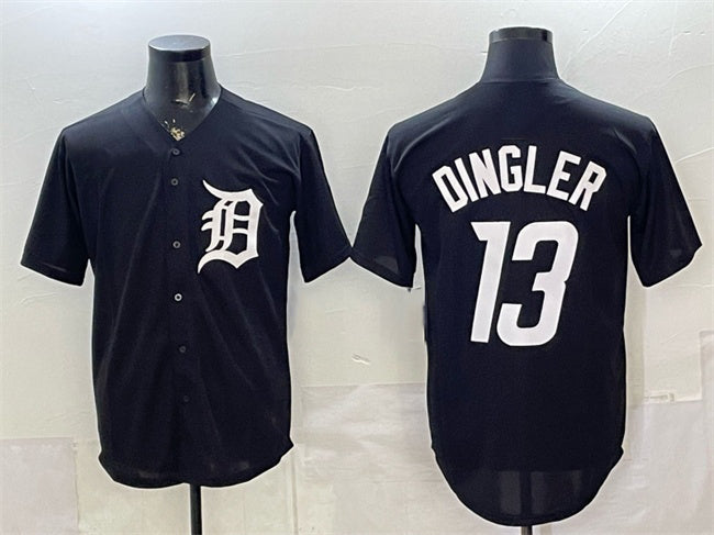 Detroit Tigers #13 Dillon Dingler Black Fedasgoge Limited Stitched Jersey