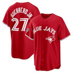 Toronto Blue Jays #27 Vladimir Guerrero Jr. Red Fedasgoge 50th Anniversary Alternate Limited Jersey