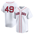 Boston Red Sox #49 Tim Wakefield White Fedasgoge Home Limited Player Jersey
